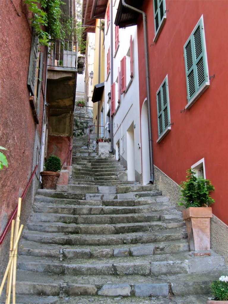 life in lake como - alley in Lecco