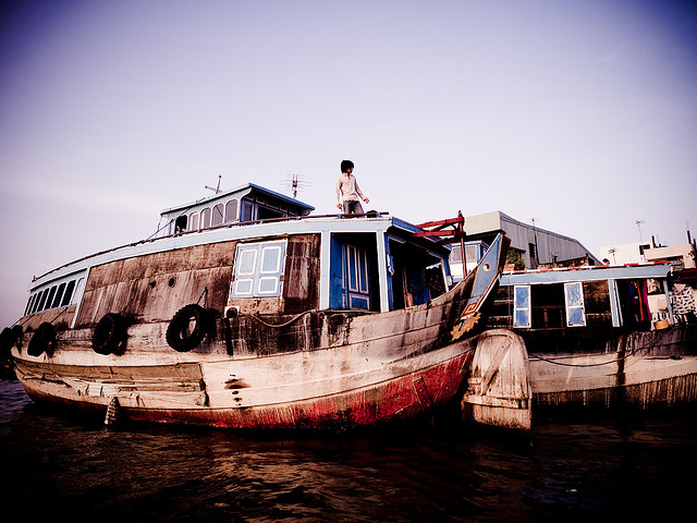 Fishing Boat Mekong Delta
