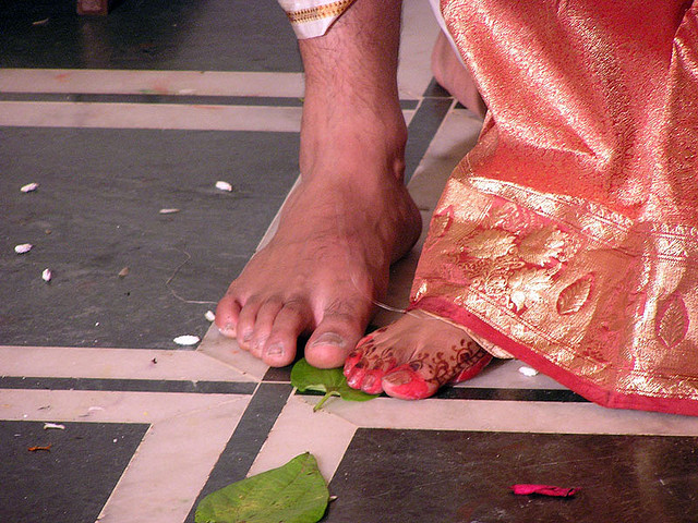 Indian wedding Saptapadi