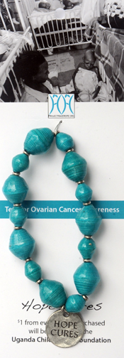 Ovarian Cancer Awareness bracelet